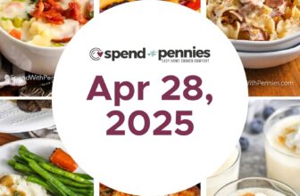 Weekly Meal Plan Apr 28, 2025