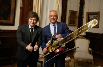 RFK Jr. Poses for Bizarre Images With Argentina’s President as They Plot Various to World Well being Group